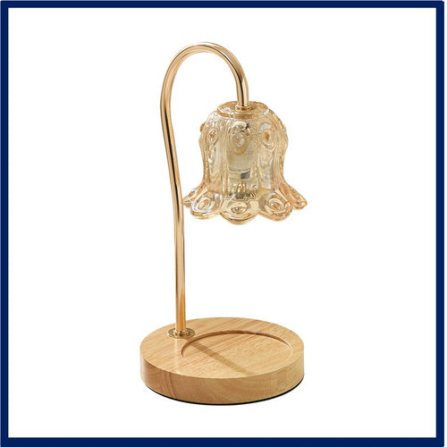 Lily of the Valley Candle Warmer Lamp | Solid Wood Aromatherapy Light