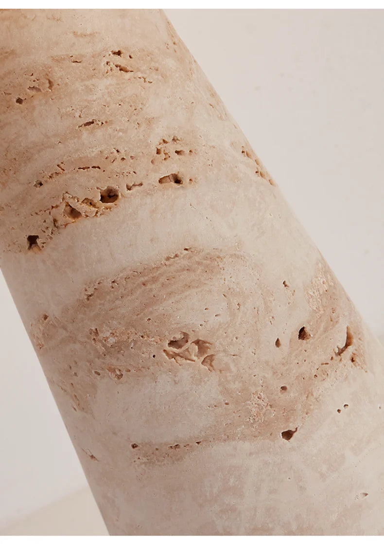 Travertine Mushroom Lamp | The Stone Vessel