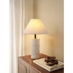 Travertine Table Lamp | The Axel Vervoordt Aesthetic