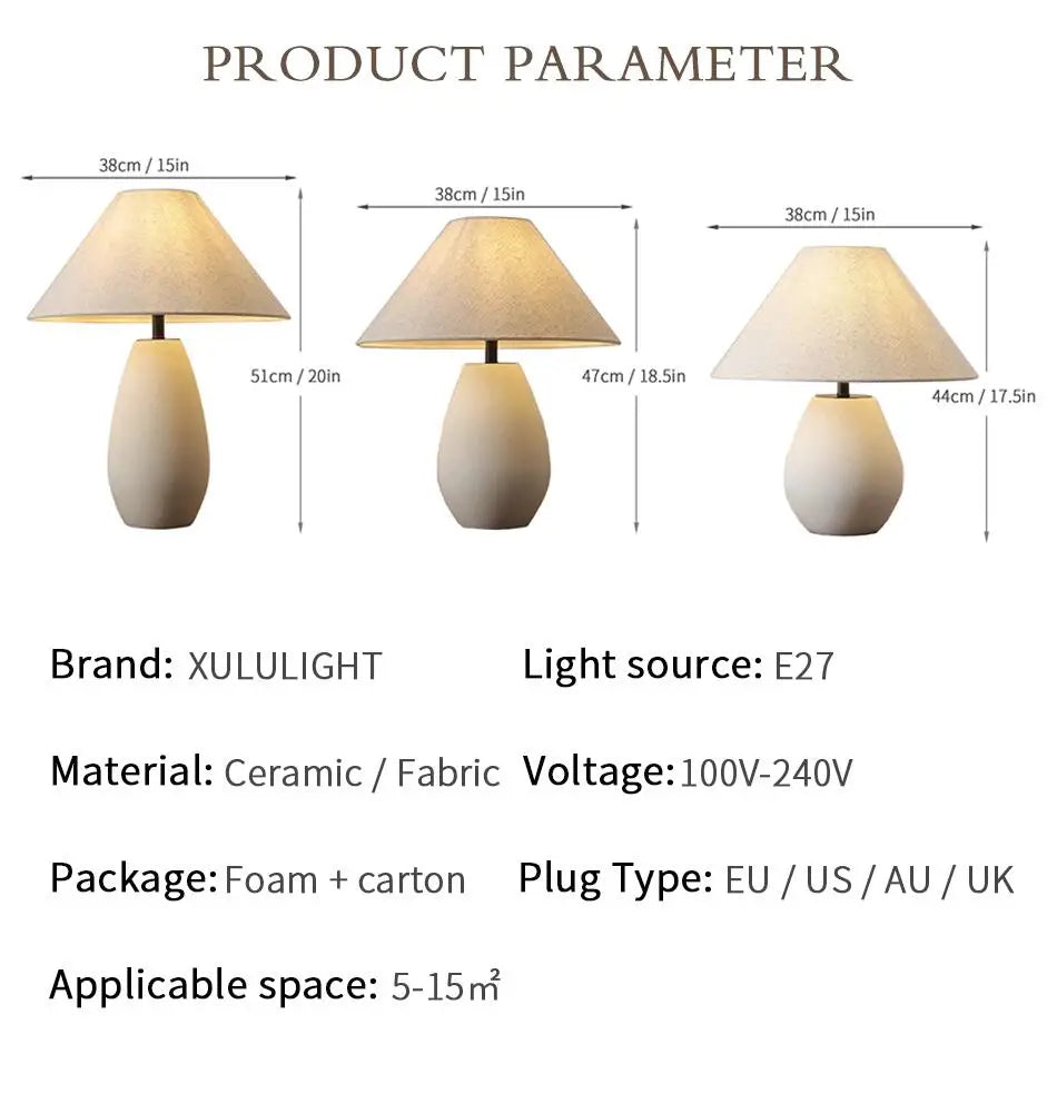 Ceramic Lamp | The White Pause