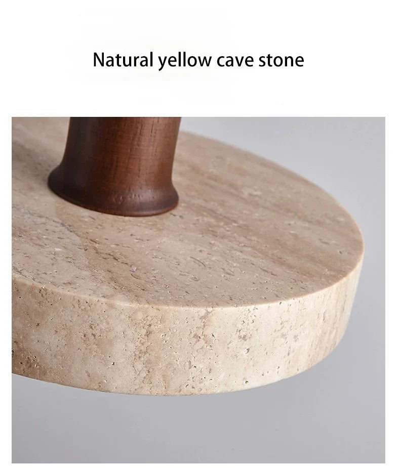 Travertine Saucer Pendant | The Stone Halo