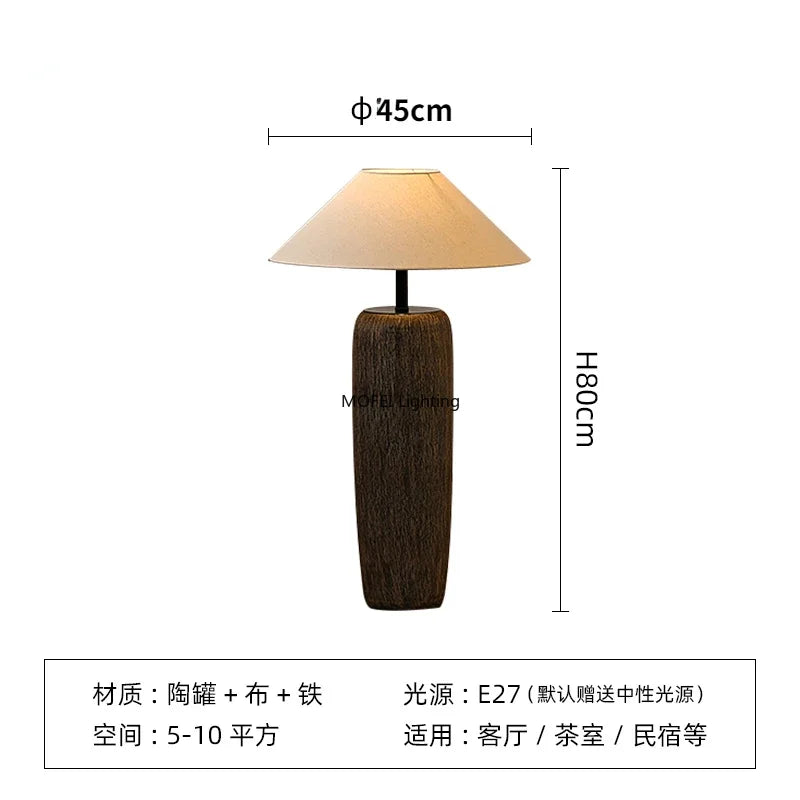 Ceramic Floor Lamp | The Corner Vessel
