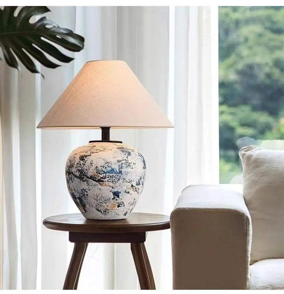 Travertine Lamp | The Stone Shade