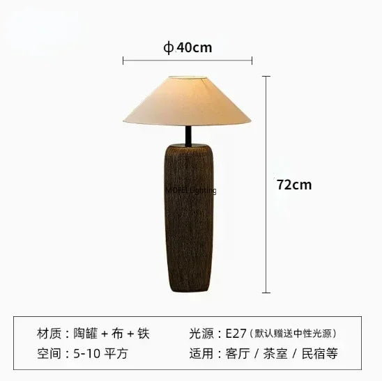 Ceramic Floor Lamp | The Corner Vessel