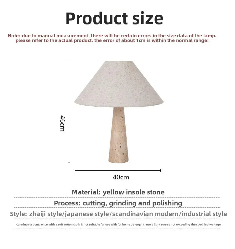 Travertine Pendant | The Stone Drop