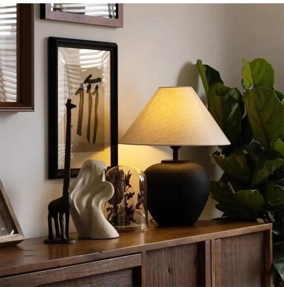 Ceramic Lamp | The Black Ritual