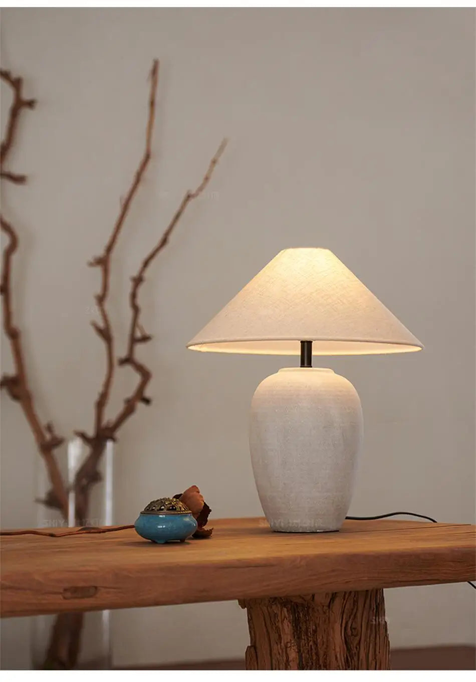 Travertine Lamp | The Stone Shade