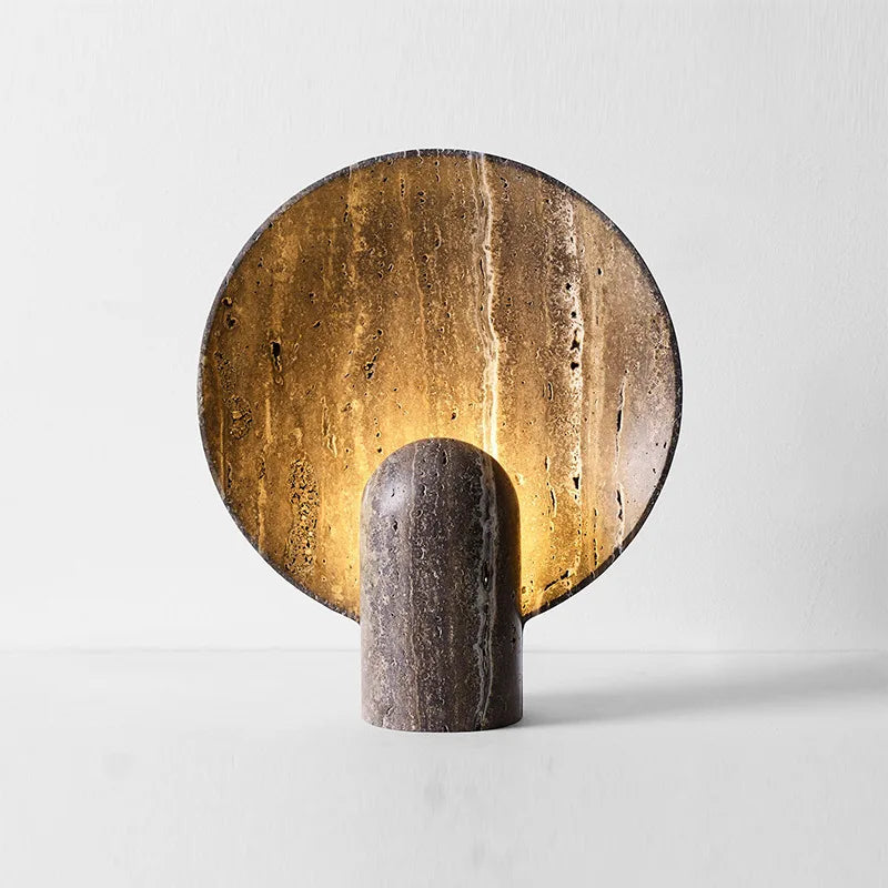 Travertine Resin Lamp | The Brown Stillness
