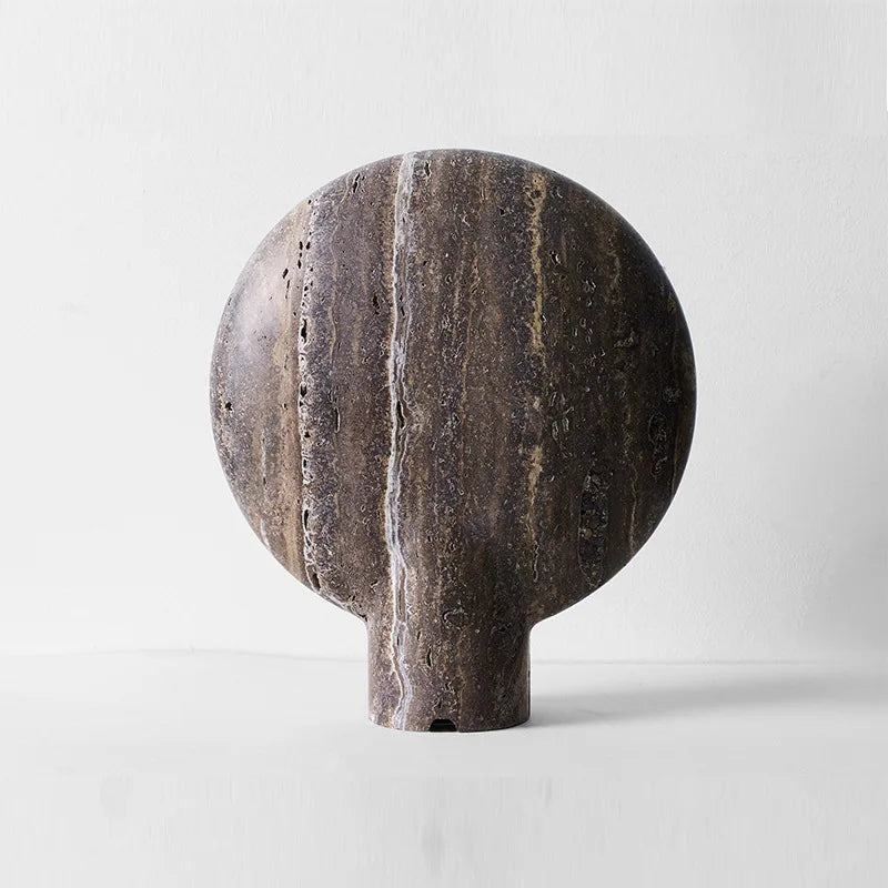Travertine Resin Lamp | The Brown Stillness