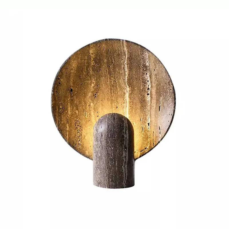Travertine Resin Lamp | The Brown Stillness