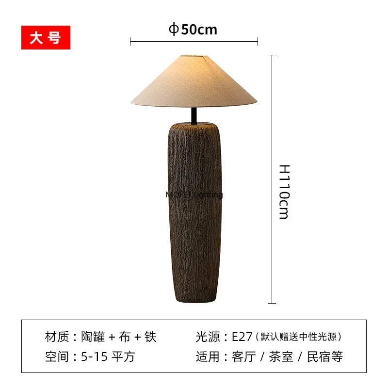 Ceramic Floor Lamp | The Corner Vessel