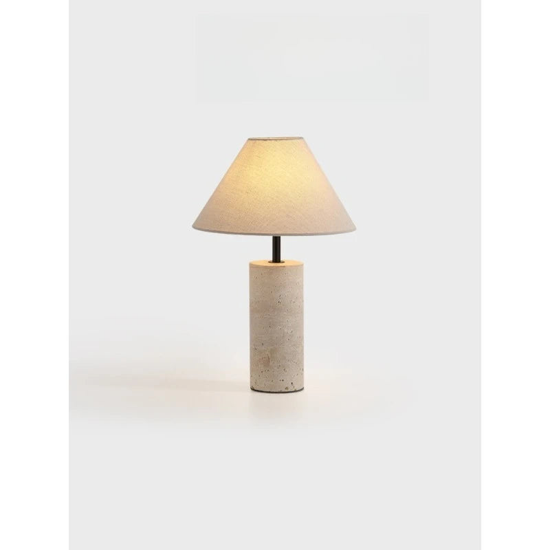 Travertine Table Lamp | The Axel Vervoordt Aesthetic