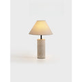 Travertine Table Lamp | The Axel Vervoordt Aesthetic