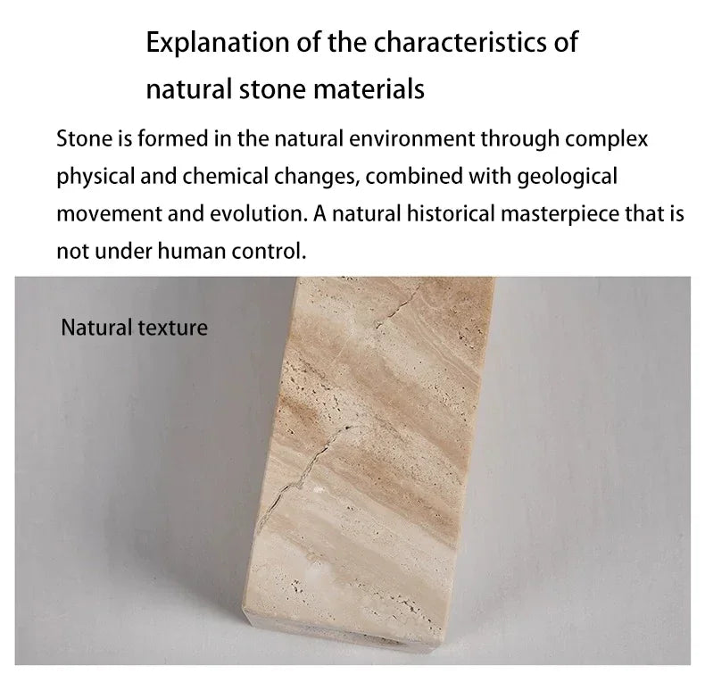 Travertine Saucer Pendant | The Stone Halo