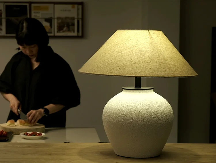 Ceramic Lamp | The Natural Linen