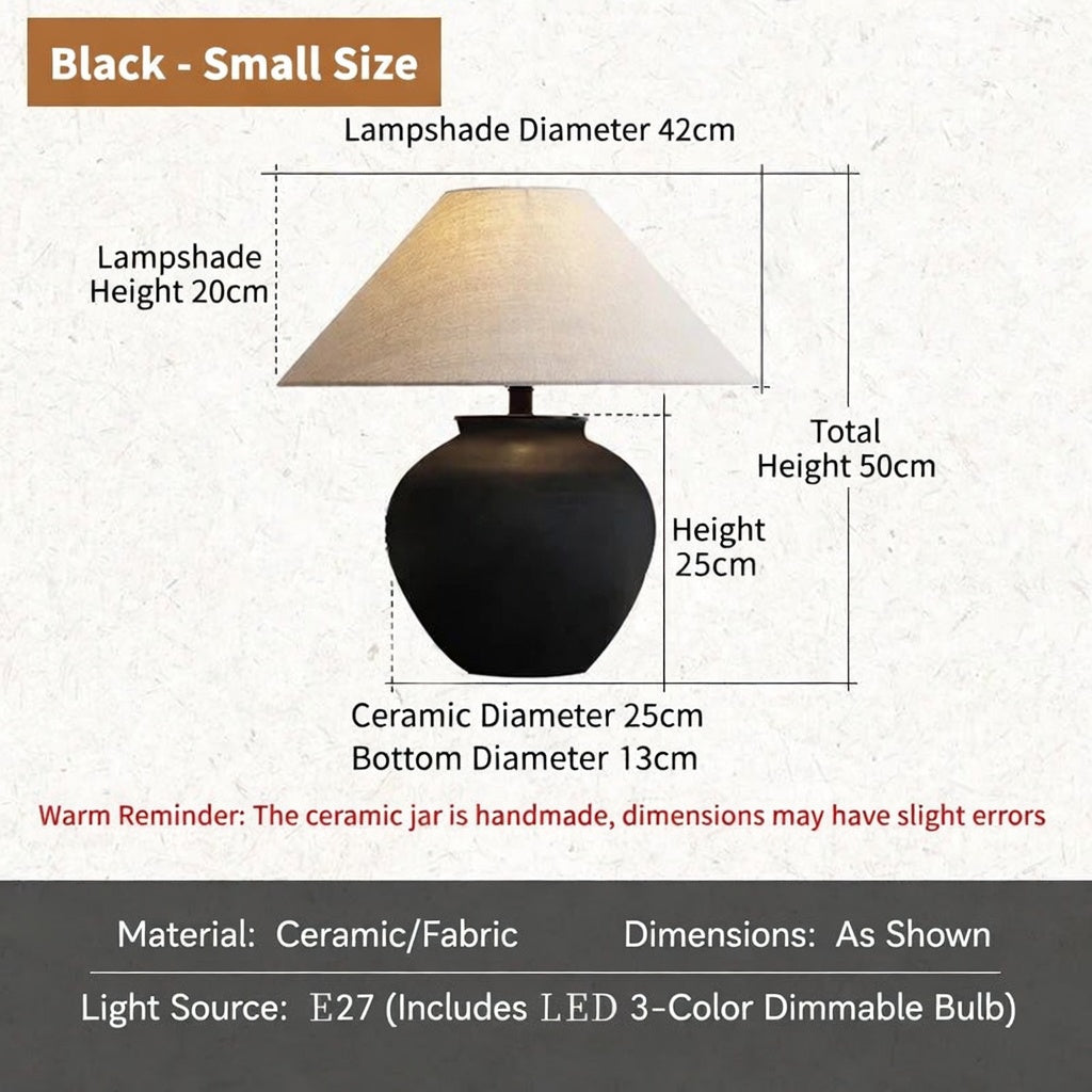 Ceramic Lamp | The Natural Linen
